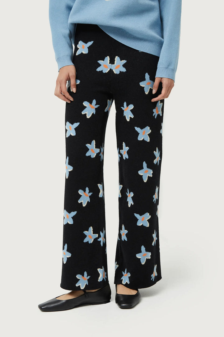 Floral Knit Pants