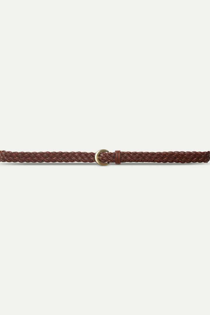 Braided Leather Belt