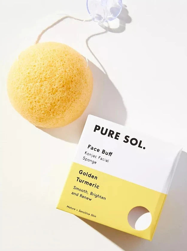 Pur Sol Konjac Sponges - Tumeric