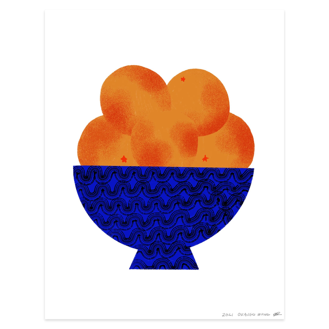 Orange Bowl Print