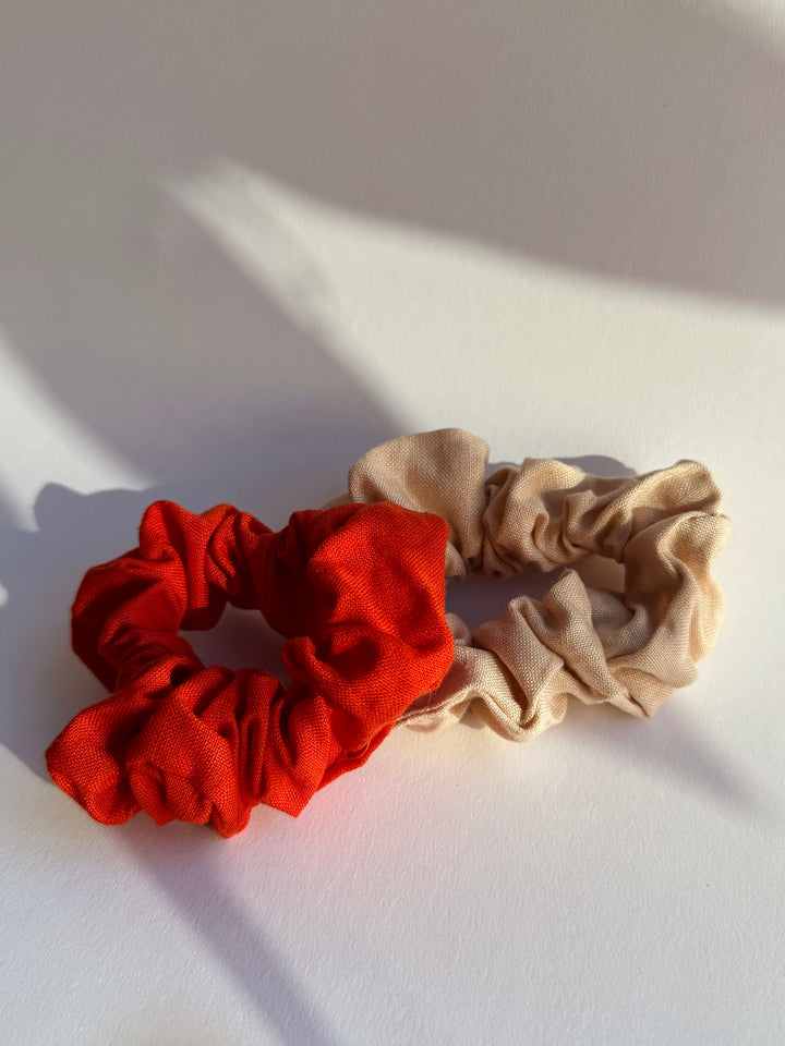 Amalfi Linen Scrunchies