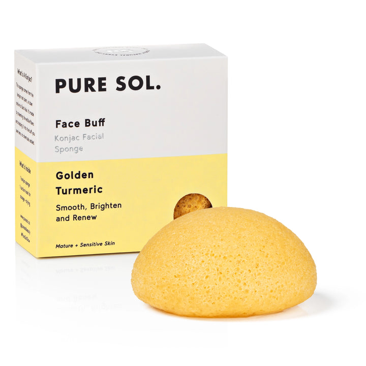 Pur Sol Konjac Sponges - Tumeric