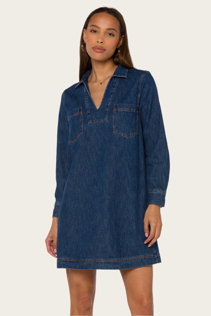 Lacey Denim Dress