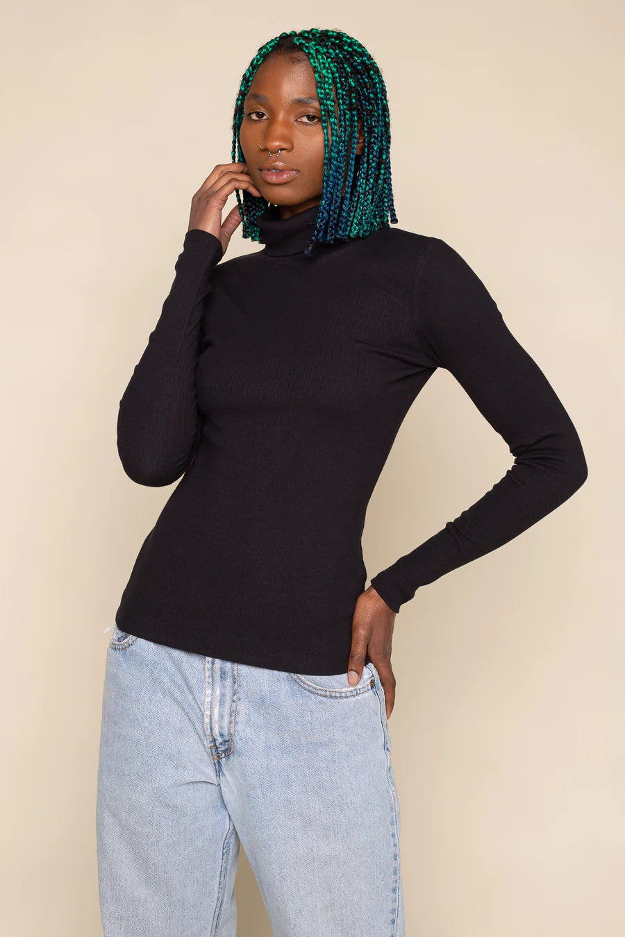 2x1 Rib Turtleneck