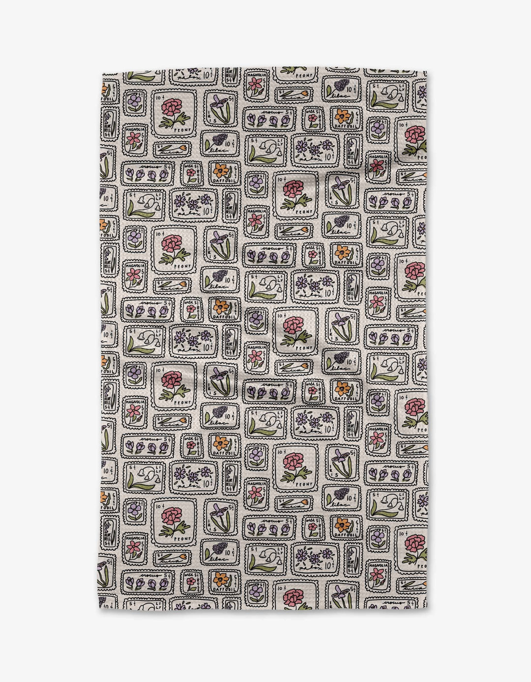 Geometry Recycled Kitchen Tea Towel