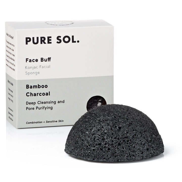 Pur Sol Konjac Sponges - Charcoal