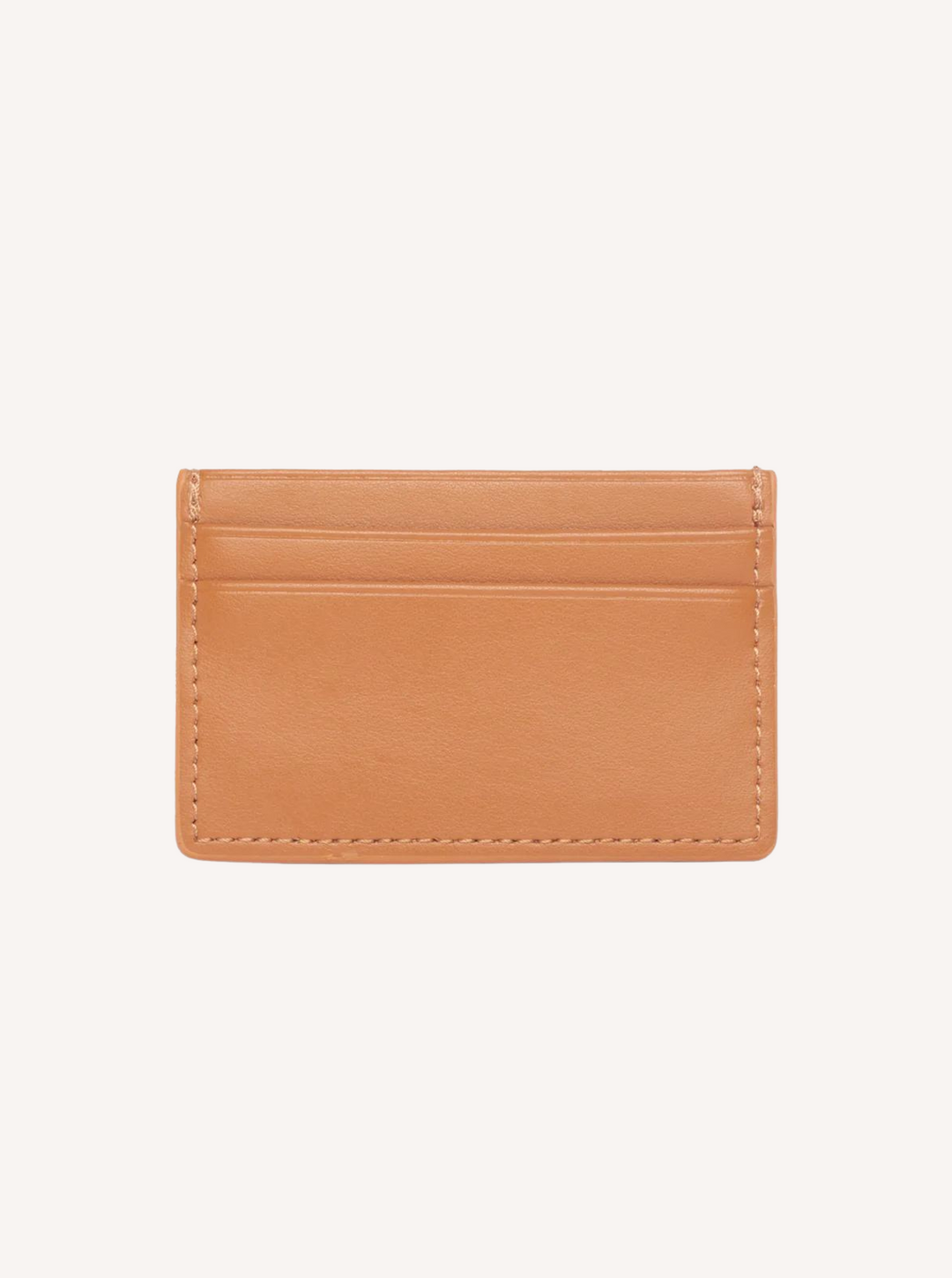 Ela Apple Leather Card Holder - Tan