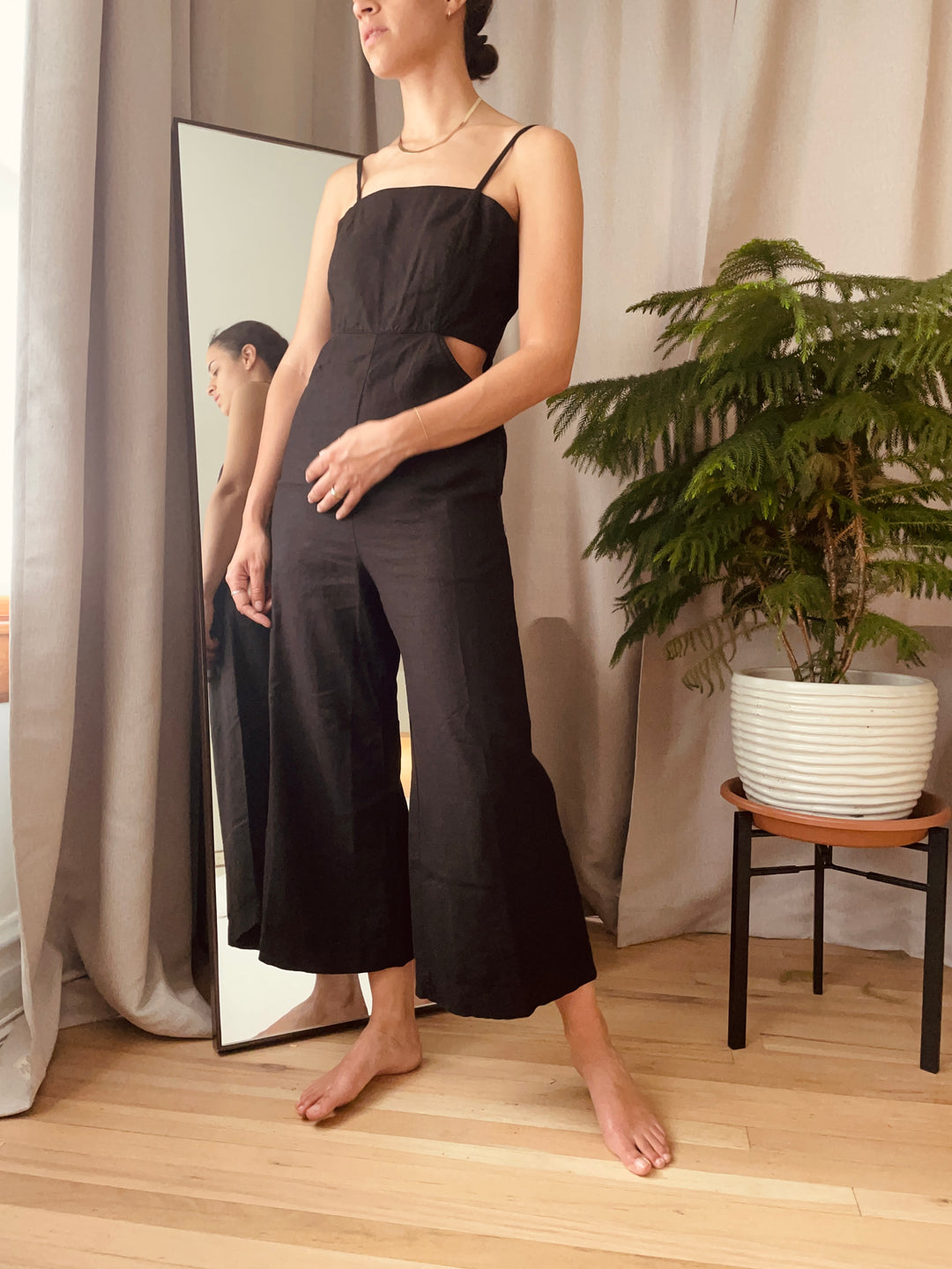 Linen Blend Jumpsuit